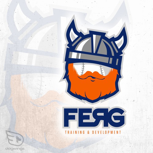 Need a Scottish/Viking/SoCal inspired "vibe" logo for a baseball training company Design réalisé par Dogwingsllc