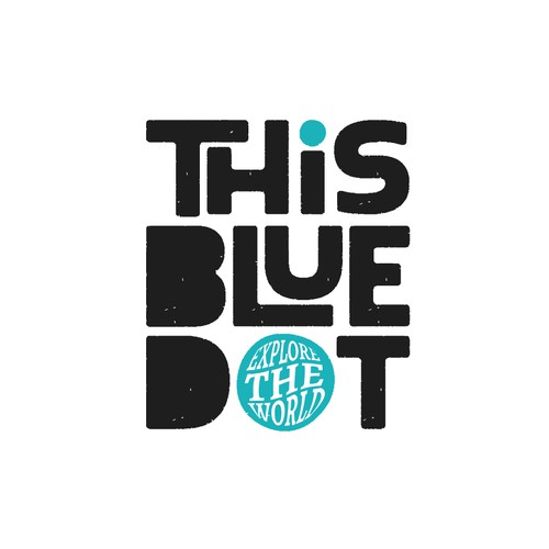 Design Logo for our new travel blog This Blue Dot - thisbluedot.com Design by miaxdesign