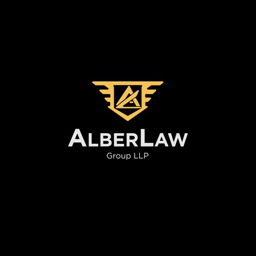 Law office firm logo keep Alber Law separate it looks better Design by *Wolverine*