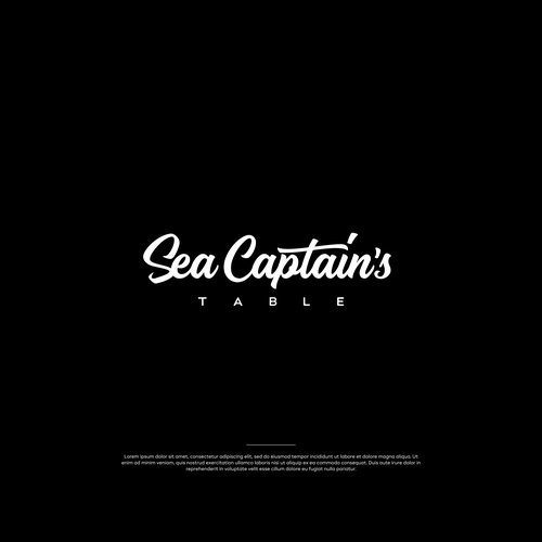 Sea Captain's Table Logo Design Design by adwar std.