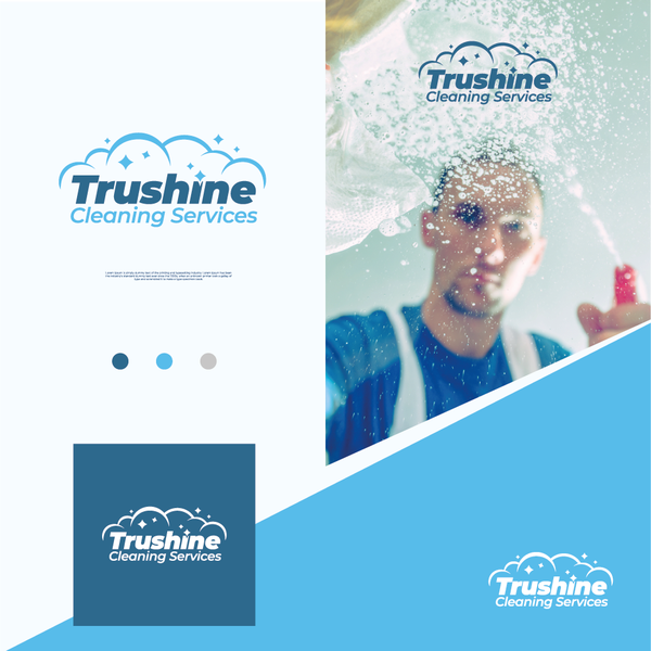Diseño de Leandro Gonçalves titulado "Logo Trushine"