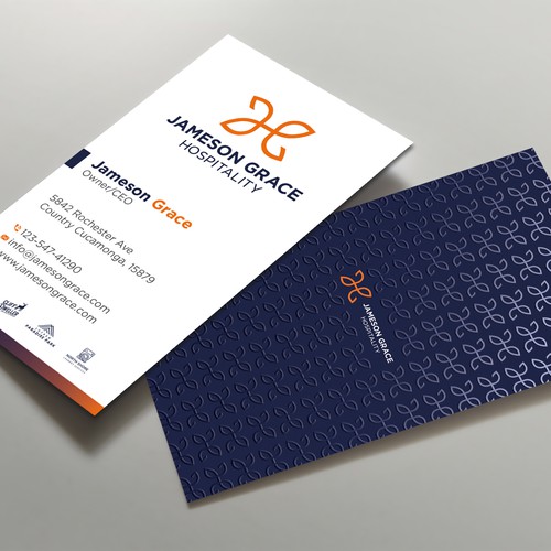 Create a modern and clean business card for a parent company with 4 subsidiaries Design by prosenjit_P