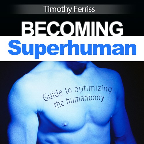 "Becoming Superhuman" Book Cover Diseño de set4net
