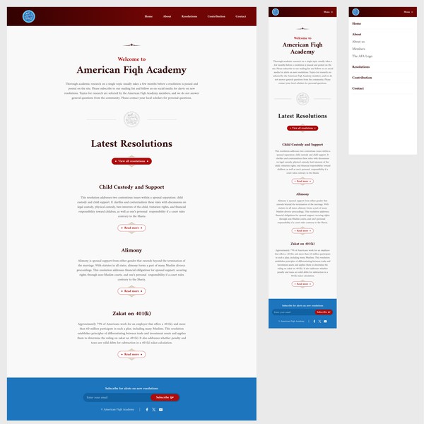 Redesign an Academic Website