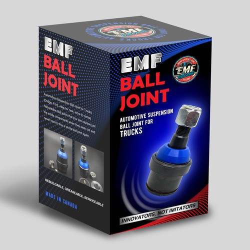 Artwork Design for Automotive Ball Joint Packaging Design by Nirmana92