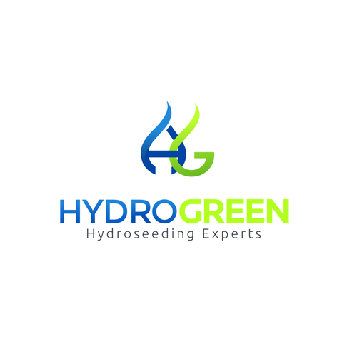 Sleek bold logo for hydroseeding company water droplet/grass Design réalisé par Zaikh Fayçal