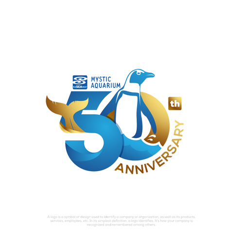 Mystic Aquarium Needs Special logo for 50th Year Anniversary Diseño de Yayan Sopyan