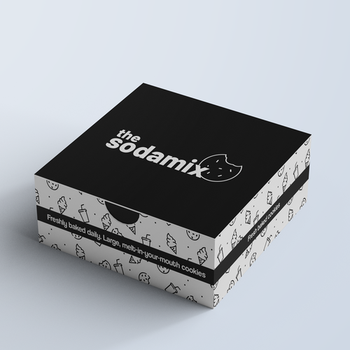 Single Cookie Box Design by Mellalance