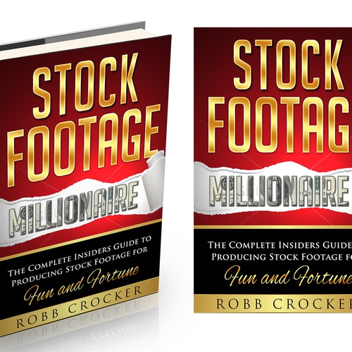 Eye-Popping Book Cover for "Stock Footage Millionaire" Design by Alex_82