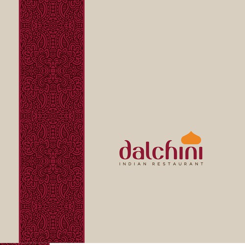 Create a modern folding book menu for an Indian restaurant Diseño de — P R E M I U M —