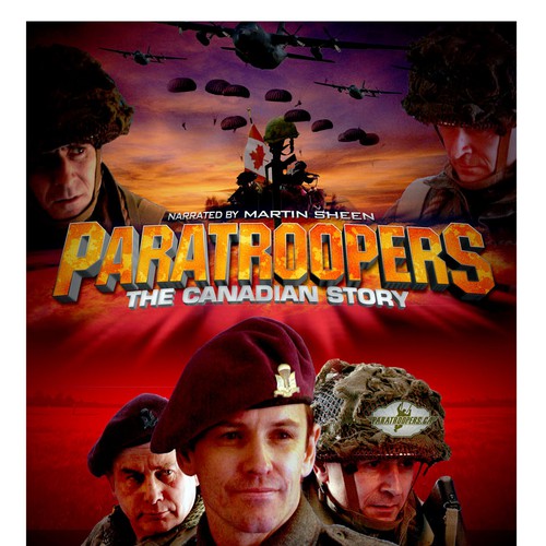 Paratroopers - Movie Poster Design Contest Diseño de kristianvinz
