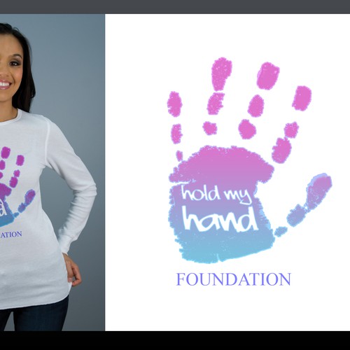 logo for Hold My Hand Foundation Design por ArtistDesign
