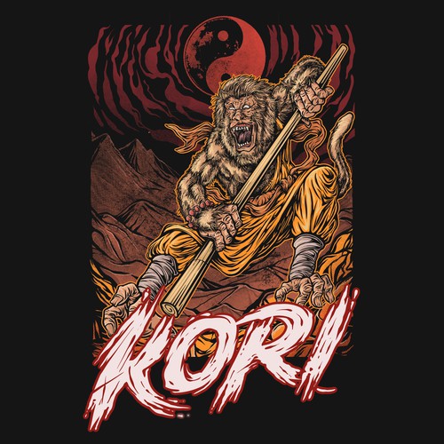 Kung-Fu Kori Merch x Vonsheezy Design réalisé par CRUSTASEE®️