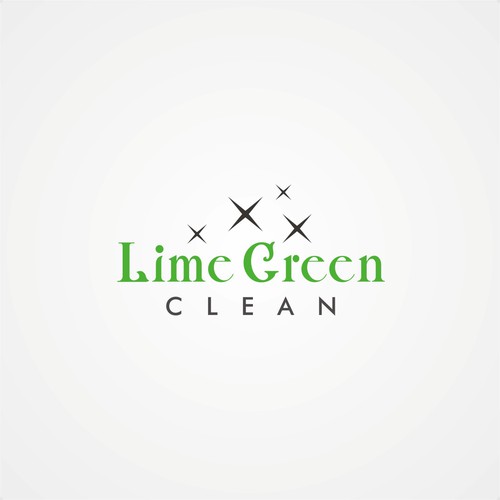 Lime Green Clean Logo and Branding Design by lines & circles