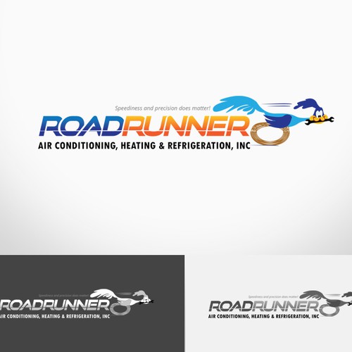 logo for Roadrunner Air Conditioning, Heating & Refrigeration, Inc. Design by Idéacraft