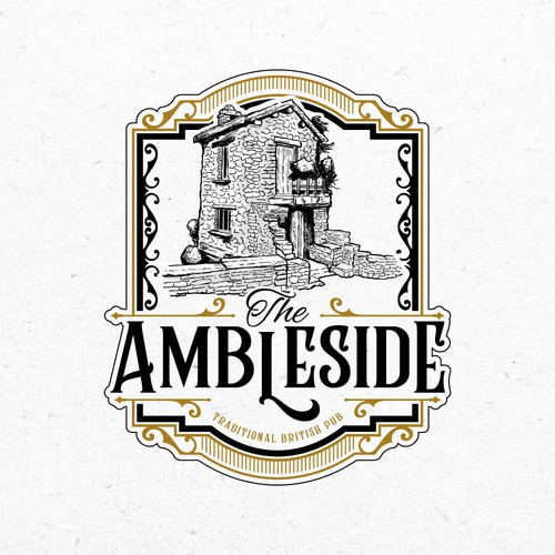 Design a logo for a traditional British country pub coming to NY! Design by AlarArtStudio™