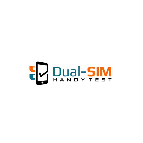 1 fresh logo for a website reviewing 2-SIM smartphones Design by HenDsign™