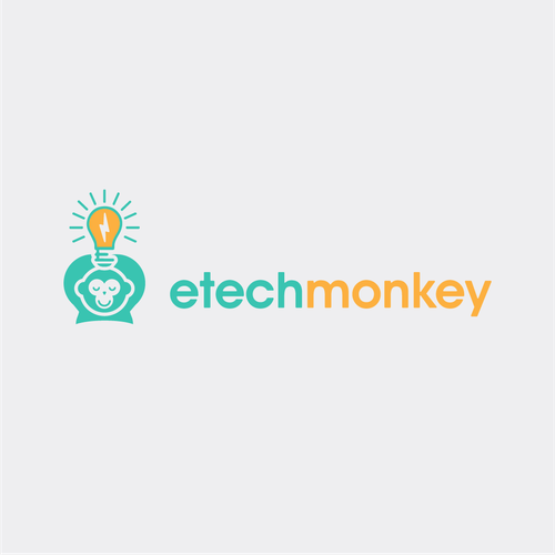 Design a bright, fun logo for a technology and sustainability blog with a monkey mascot! Design by Pae_