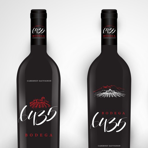 Chilean Wine Bottle - New Company - Design Our Label! Design por NowThenPaul