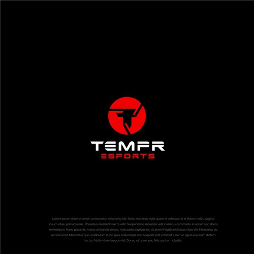 Logo for TEMPR Esports Design by R.one