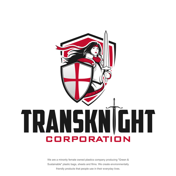 Strong logo  concept for Tranksknight corporation