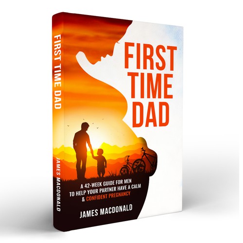 Book cover art appealing to First Time Dad & Expectant Mums Design by Trivuj