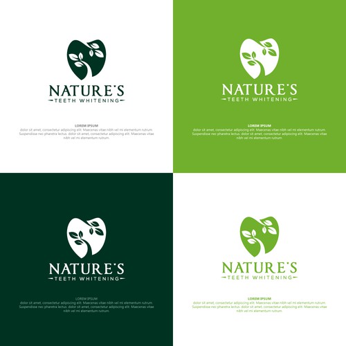 Nature's Teeth Whitening - Needs a Natural Company Logo Design by hasnagraphics