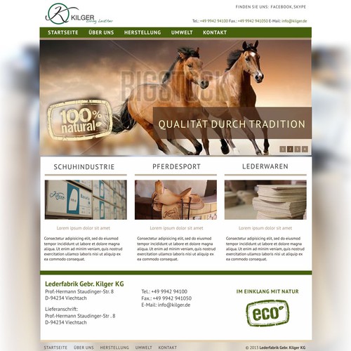 Web page design contest entry by click_click