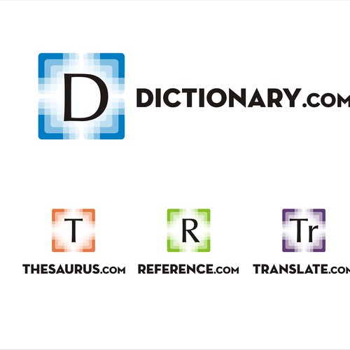 Dictionary.com logo Réalisé par ray