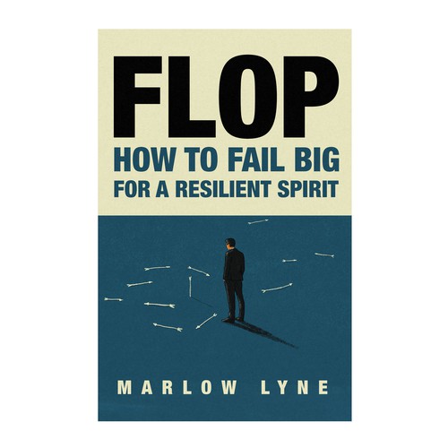 Design a book cover for a book called "FLOP" ! Design by rifally