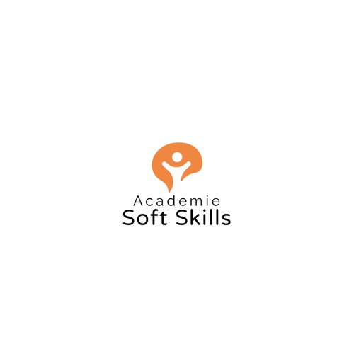 Logo and visual identity for the "Soft Skills Academy"  (100% online trainings on soft-skills topics Design by Vito Arvy