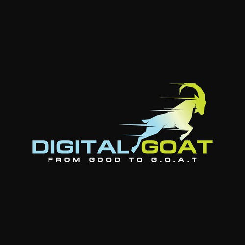 "Digital G.O.A.T. Consulting - Building Market G.O.A.T.s" winning Logo & hosted website