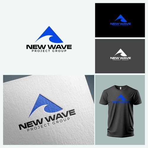 New wave project group logo Design by nongski
