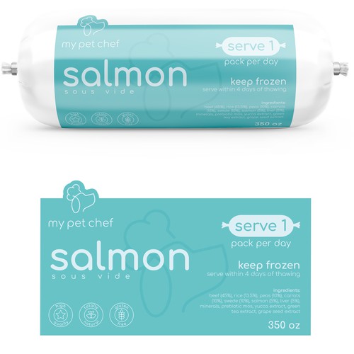 Premium Fresh Dog Food Design by Totoya