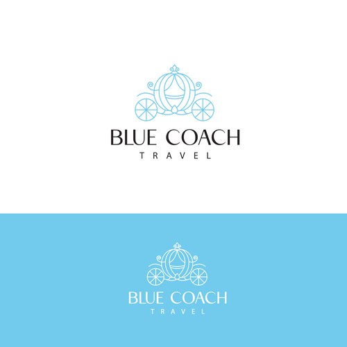 Design a beautiful logo for a travel business. Design by moon.design