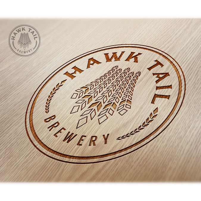 Beer!!! Hawk Tail Brewery Logo Logo design contest