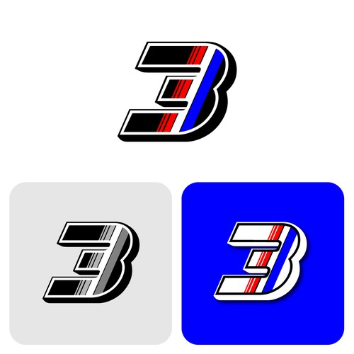 We need a logo that features the number 3 Design by Jarvard