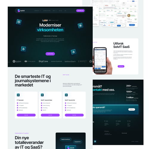 Design a new wordpress theme for an IT company in Norway Design by Hanznvx