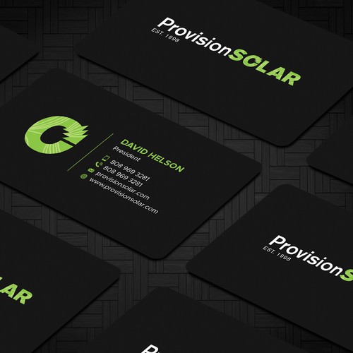 Design Solar Business Cards por Design"Glory"