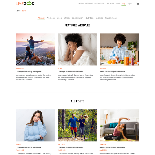 Web page design contest entry by Web Hub