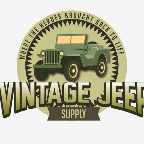 Vintage Jeep Supply needs a new logo Design by Jerry Man