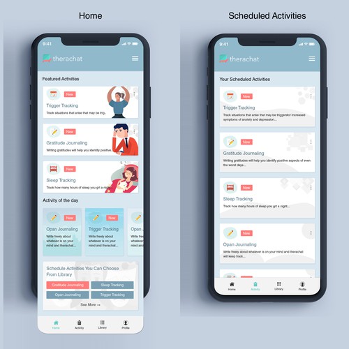 Mental Health App needs fresh design ideas Diseño de xPrtDesigner