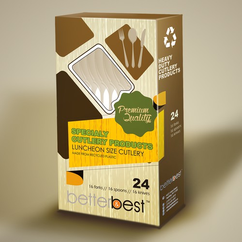 plastic cutlery packaging design Product packaging contest