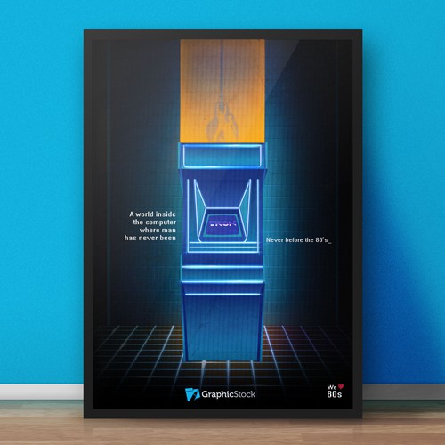 Create your own ‘80s-inspired movie poster! Diseño de Renan Fac