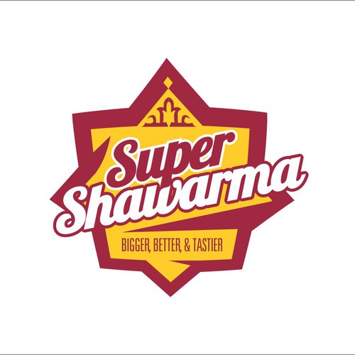 logo for Super Shawarma Design by Adrian Medel Aceiro