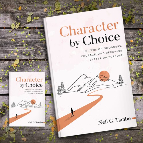 Cover for book of letters on goodness, courage, character Design by Klassic Designs