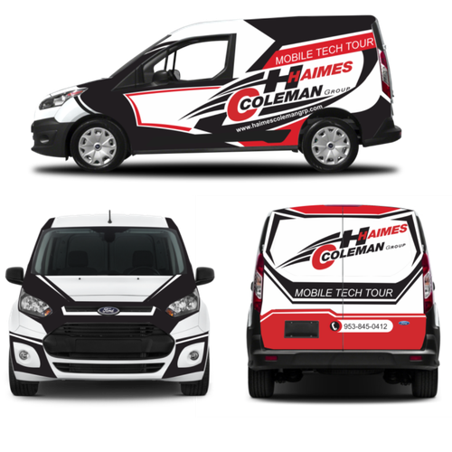 Ford Transit Van Full Wrap Kit Avery 1105EZRS - Raceskinz® Buypoint