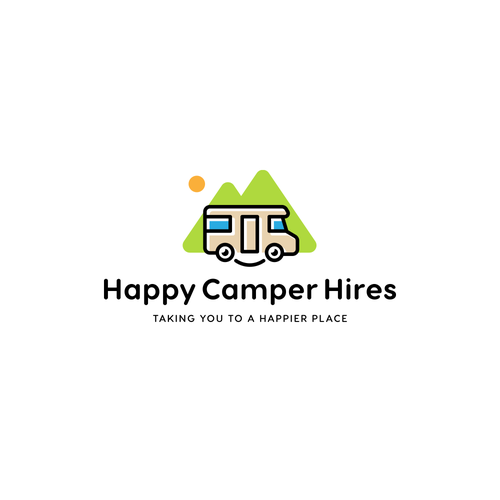 We need a happy feel logo design for our camper hire business (dont-ontwerp door AREA51d