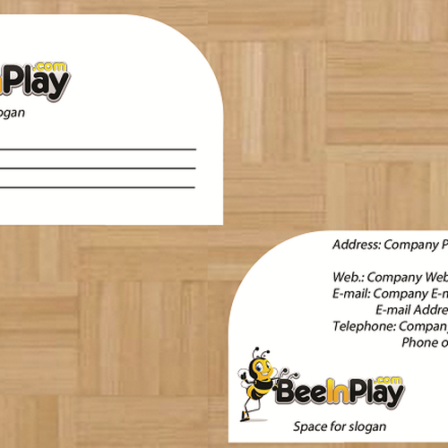 Help BeeInPlay with a Business Card Diseño de zaabica
