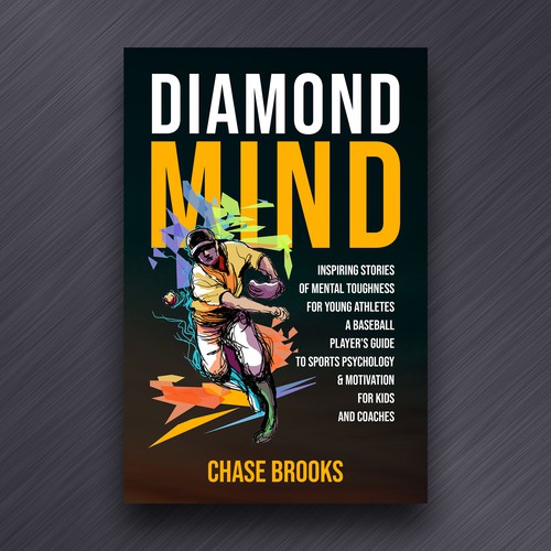 Designs Visually Compelling Book Cover for Motivating Young Athletes